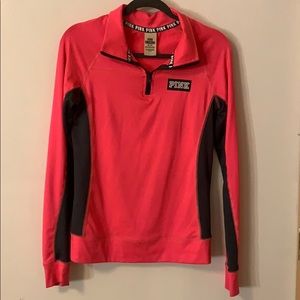 Victoria Secrets PINK half zip crewneck